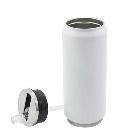 Sublimation Stainlesssteel white Coke Can 500ML